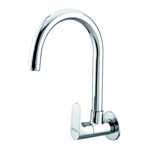 Sink Cock Swinging Spout (with wall flange) Chrome